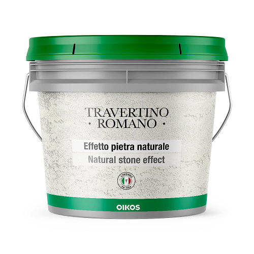 Декоративная штукатурка - Oikos TRAVERTINO ROMANO Декоративная штукатурка - Oikos TRAVERTINO ROMANO