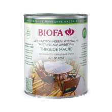 3752 BIOFA Тиковое масло для древесины 3752 BIOFA Тиковое масло для древесины